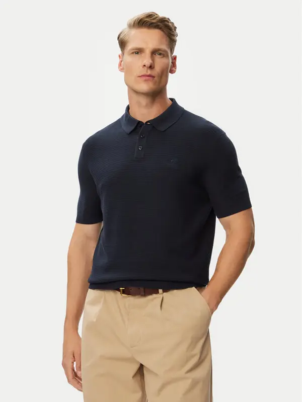 Beverly Hills Polo Club Beverly Hills Polo Club Polo P-SS26M-M7280NVY Tamnoplava Regular Fit