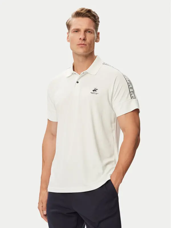 Beverly Hills Polo Club Beverly Hills Polo Club Polo P-SS26M-P0170 Bijela Regular Fit