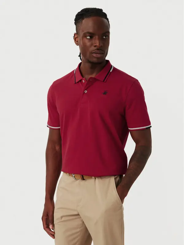 Beverly Hills Polo Club Beverly Hills Polo Club Polo P-SS26M-P2525 Crvena Regular Fit