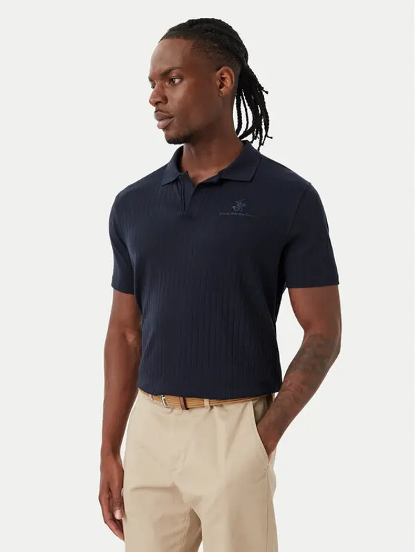Beverly Hills Polo Club Beverly Hills Polo Club Polo P-SS26M-P2802 Tamnoplava Regular Fit