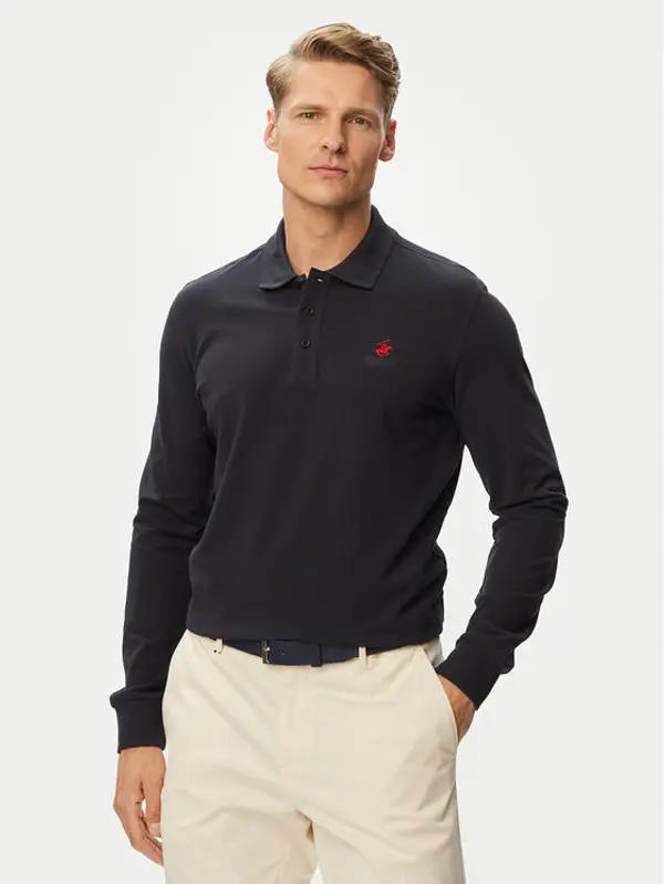 Beverly Hills Polo Club Beverly Hills Polo Club Polo P-SS26M-P424125 Tamnoplava Regular Fit