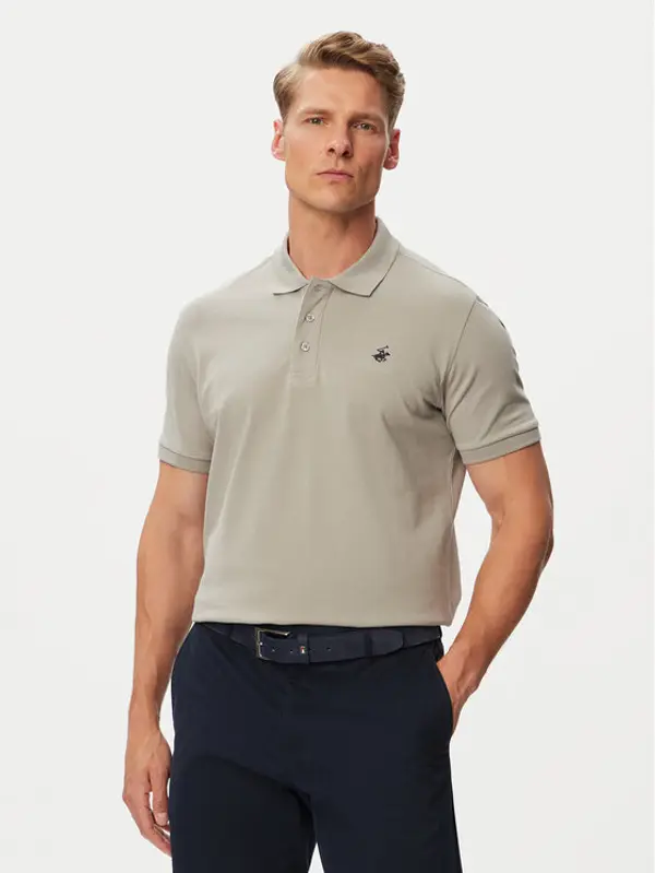Beverly Hills Polo Club Beverly Hills Polo Club Polo P-SS26M-P42560 Siva Regular Fit