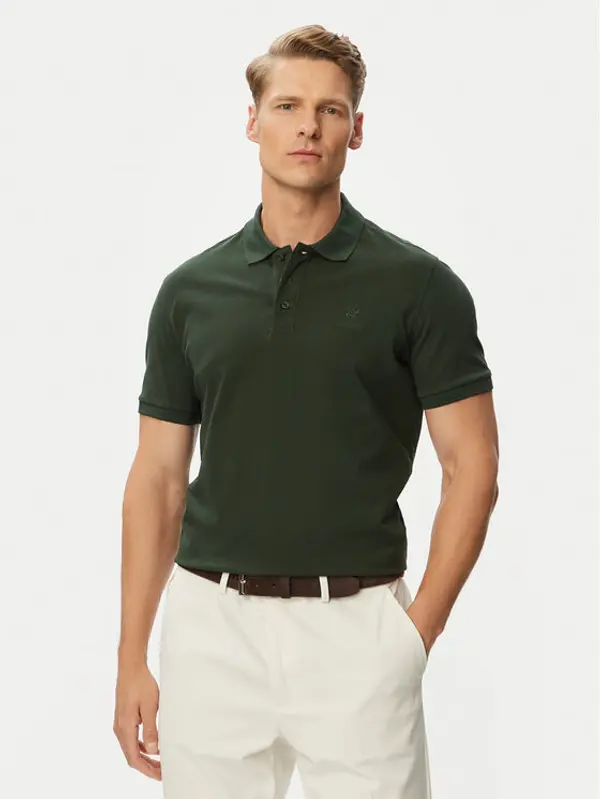 Beverly Hills Polo Club Beverly Hills Polo Club Polo P-SS26M-P42560 Tamno zelena Regular Fit