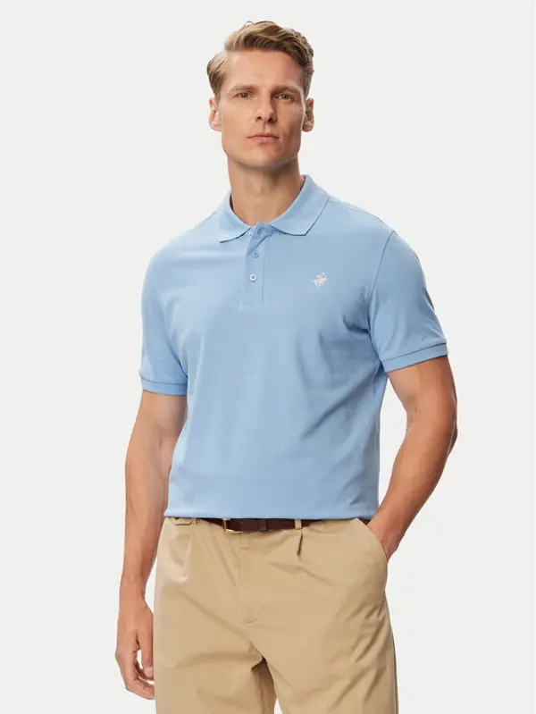 Beverly Hills Polo Club Beverly Hills Polo Club Polo P-SS26M-P42560_Tcx LogoWSKY Svijetlo plava Regular Fit
