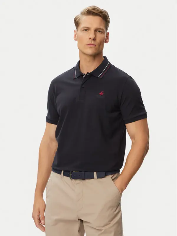 Beverly Hills Polo Club Beverly Hills Polo Club Polo P-SS26M-P450111 Tamnoplava Regular Fit