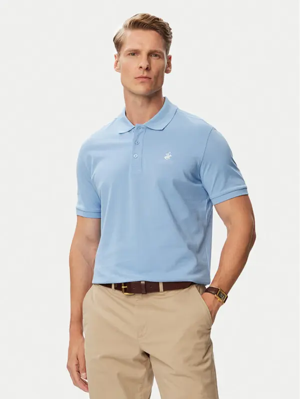 Beverly Hills Polo Club Beverly Hills Polo Club Polo P-SS26M-P450124 Svijetlo plava Regular Fit