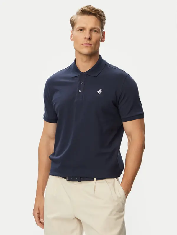 Beverly Hills Polo Club Beverly Hills Polo Club Polo P-SS26M-P450124 Tamnoplava Regular Fit