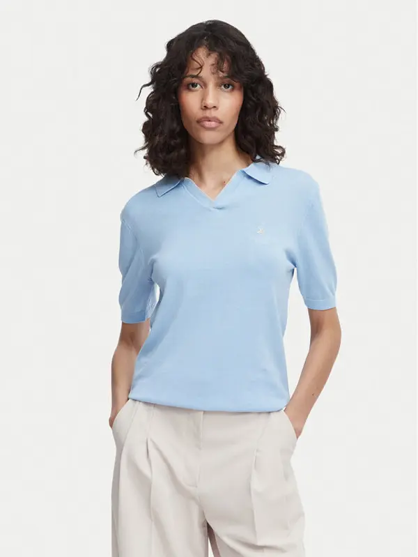 Beverly Hills Polo Club Beverly Hills Polo Club Polo P-SS26W-M550273 Svijetlo plava Regular Fit