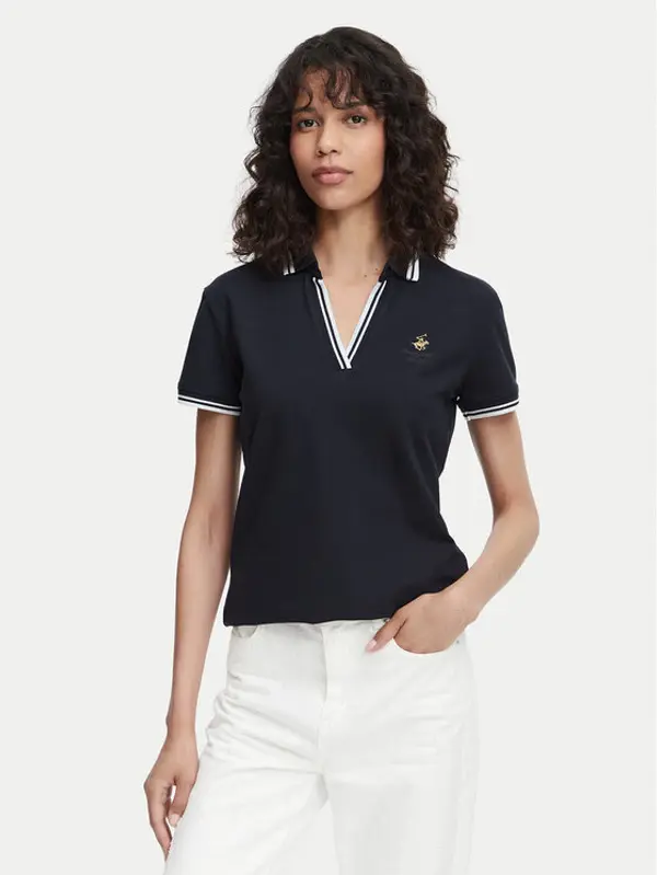 Beverly Hills Polo Club Beverly Hills Polo Club Polo P-SS26W-P0300 Tamnoplava Regular Fit