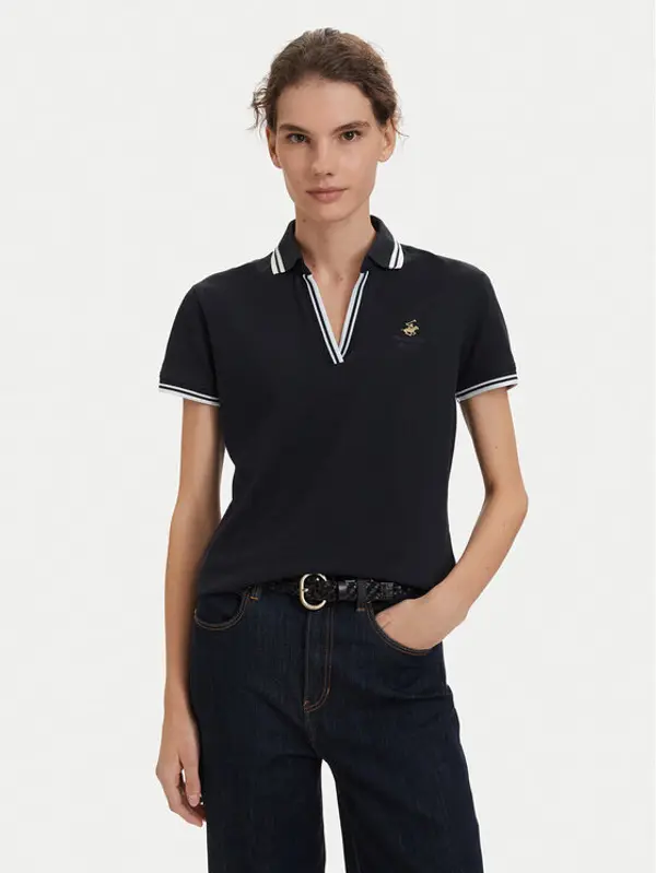 Beverly Hills Polo Club Beverly Hills Polo Club Polo P-SS26W-P0300 Tamnoplava Regular Fit