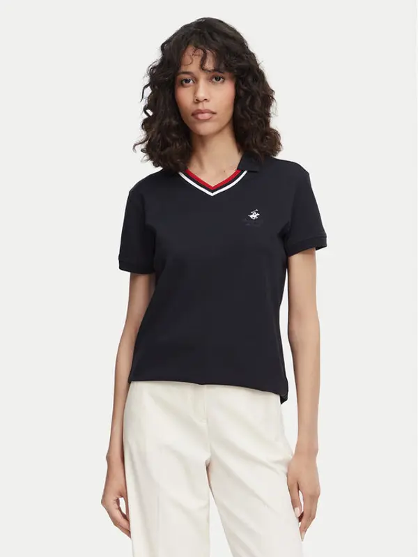 Beverly Hills Polo Club Beverly Hills Polo Club Polo P-SS26W-P2217 Tamnoplava Regular Fit