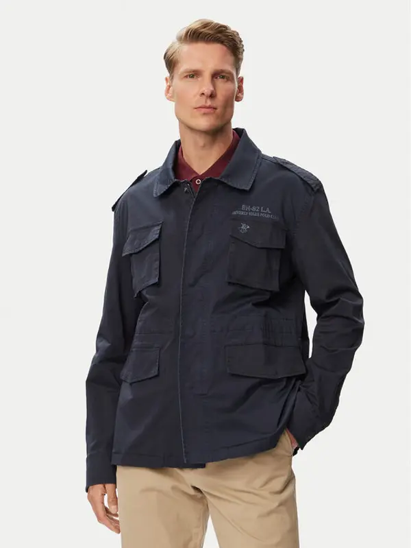 Beverly Hills Polo Club Beverly Hills Polo Club Prijelazna jakna P-SS26M-JK0197-0298 Tamnoplava Regular Fit