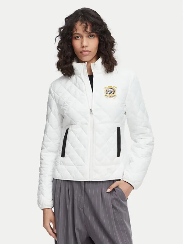 Beverly Hills Polo Club Beverly Hills Polo Club Prijelazna jakna P-SS26W-JK0280-0009 Krem Regular Fit