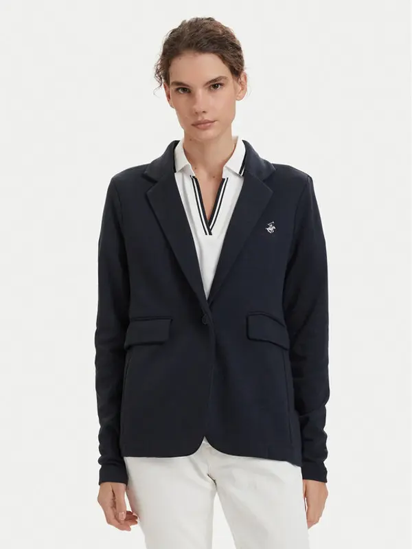 Beverly Hills Polo Club Beverly Hills Polo Club Sakoi P-SS26W-F6547 Tamnoplava Regular Fit