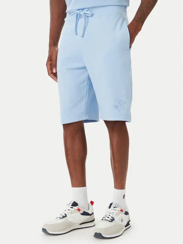 Beverly Hills Polo Club Beverly Hills Polo Club Sportske kratke hlače M6339B Svijetlo plava Regular Fit