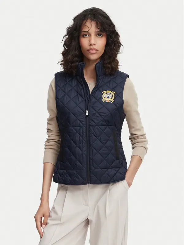 Beverly Hills Polo Club Beverly Hills Polo Club Sportski prsluk P-SS26W-JK0281-0298 Tamnoplava Regular Fit