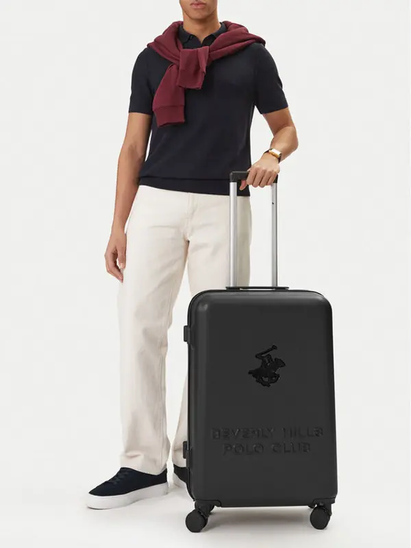 Beverly Hills Polo Club Beverly Hills Polo Club Srednji kofer CEO-BHPC-M-003-08-BLACK Crna