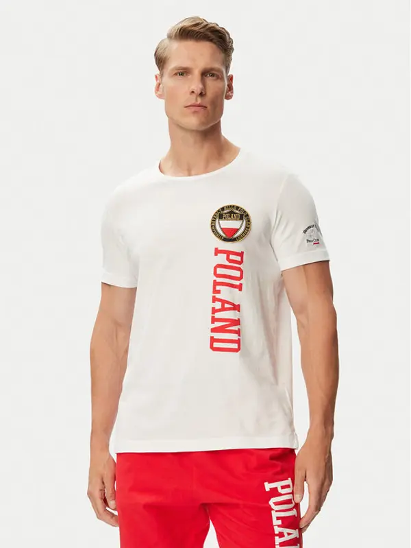 Beverly Hills Polo Club Beverly Hills Polo Club T-shirt F-SS26M-TS0005 POL Bijela Regular Fit