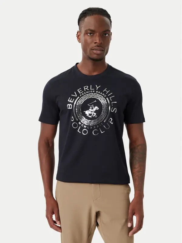 Beverly Hills Polo Club Beverly Hills Polo Club T-shirt M1342 Tamnoplava Regular Fit