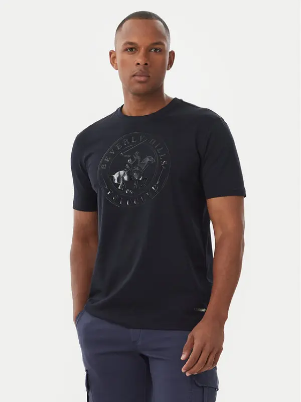 Beverly Hills Polo Club Beverly Hills Polo Club T-shirt M1546 Tamnoplava Regular Fit