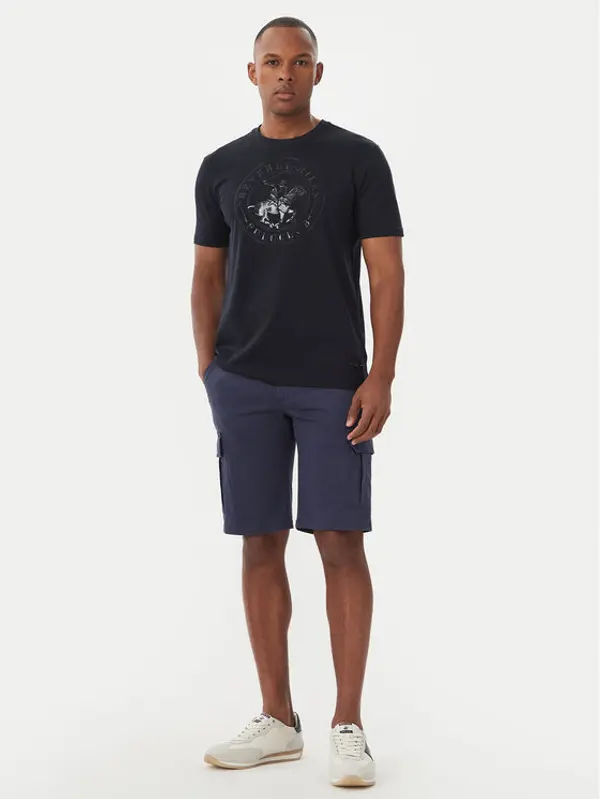 Beverly Hills Polo Club Beverly Hills Polo Club T-shirt M1546 Tamnoplava Regular Fit