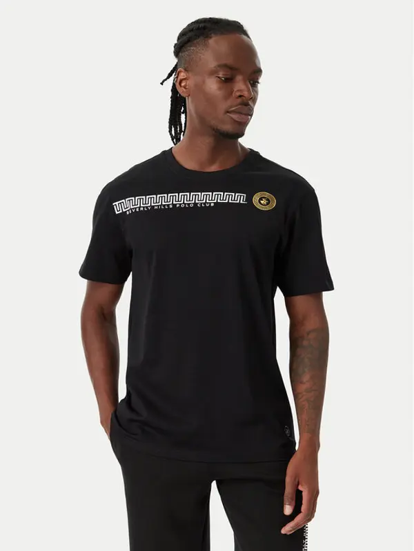 Beverly Hills Polo Club Beverly Hills Polo Club T-shirt M1608-HR Crna Regular Fit