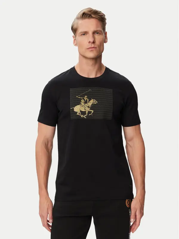 Beverly Hills Polo Club Beverly Hills Polo Club T-shirt M1617-HR Crna Regular Fit