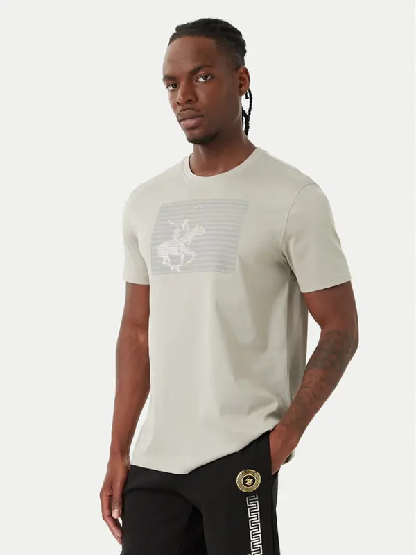 Beverly Hills Polo Club Beverly Hills Polo Club T-shirt M1617-HR Siva Regular Fit