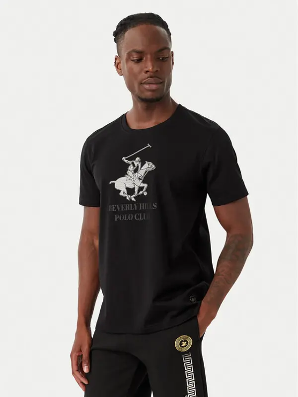 Beverly Hills Polo Club Beverly Hills Polo Club T-shirt M1619-HR Crna Regular Fit