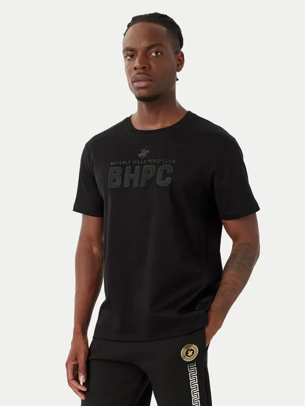 Beverly Hills Polo Club Beverly Hills Polo Club T-shirt M1621 Crna Regular Fit