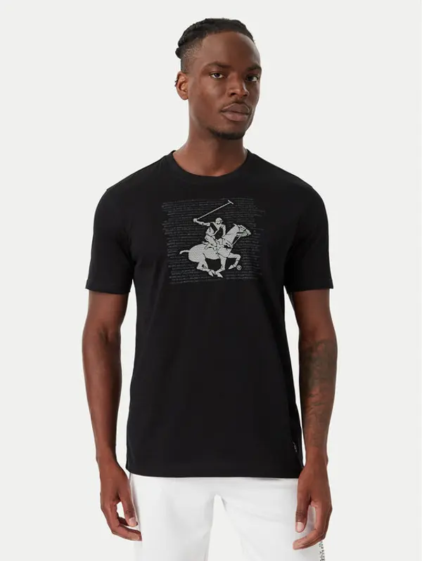 Beverly Hills Polo Club Beverly Hills Polo Club T-shirt M1623-HR Crna Regular Fit
