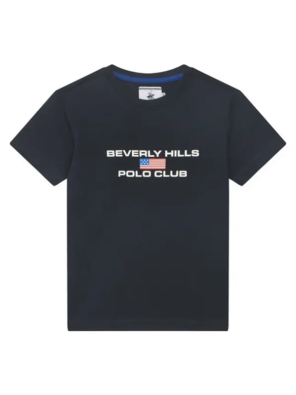 Beverly Hills Polo Club Beverly Hills Polo Club T-shirt P-SS26B-TS0132 Tamnoplava Regular Fit