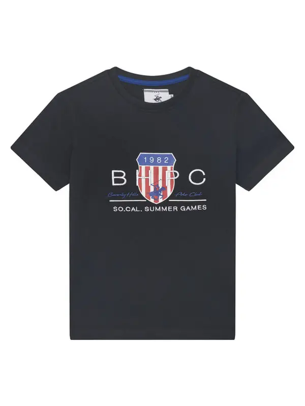 Beverly Hills Polo Club Beverly Hills Polo Club T-shirt P-SS26B-TS414011 Tamnoplava Regular Fit