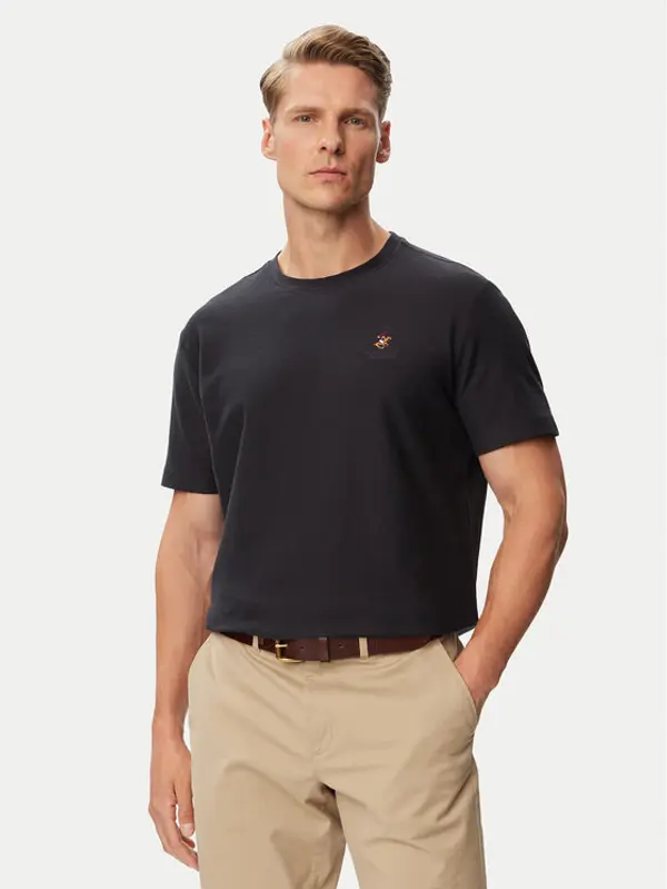 Beverly Hills Polo Club Beverly Hills Polo Club T-shirt P-SS26M-TS0002 Tamnoplava Regular Fit