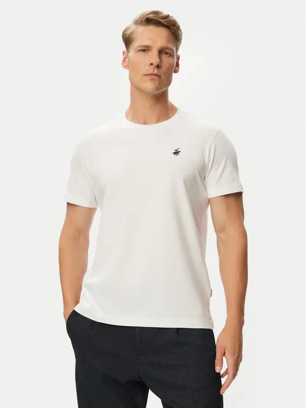 Beverly Hills Polo Club Beverly Hills Polo Club T-shirt P-SS26M-TS41740 Bijela Regular Fit