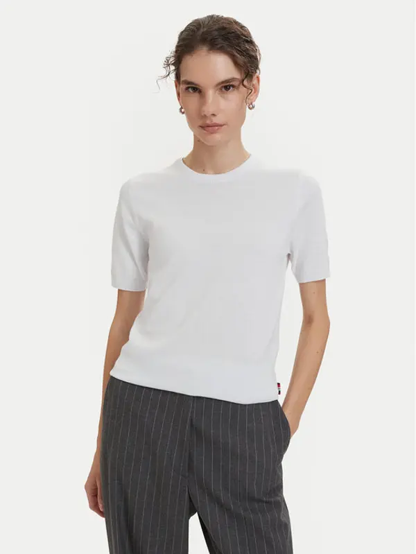 Beverly Hills Polo Club Beverly Hills Polo Club T-shirt P-SS26W-M6564-0001 Bijela Regular Fit