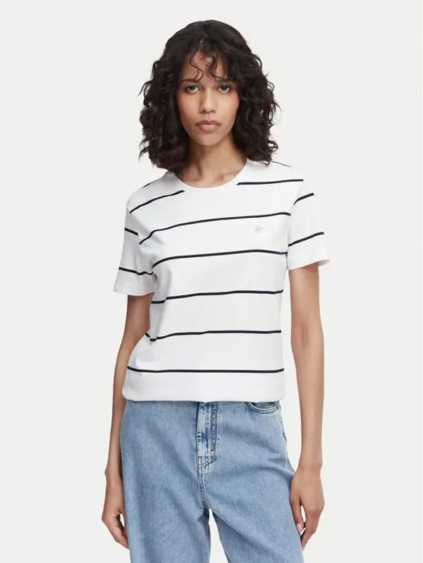 Beverly Hills Polo Club Beverly Hills Polo Club T-shirt P-SS26W-TS0162 Bijela Regular Fit