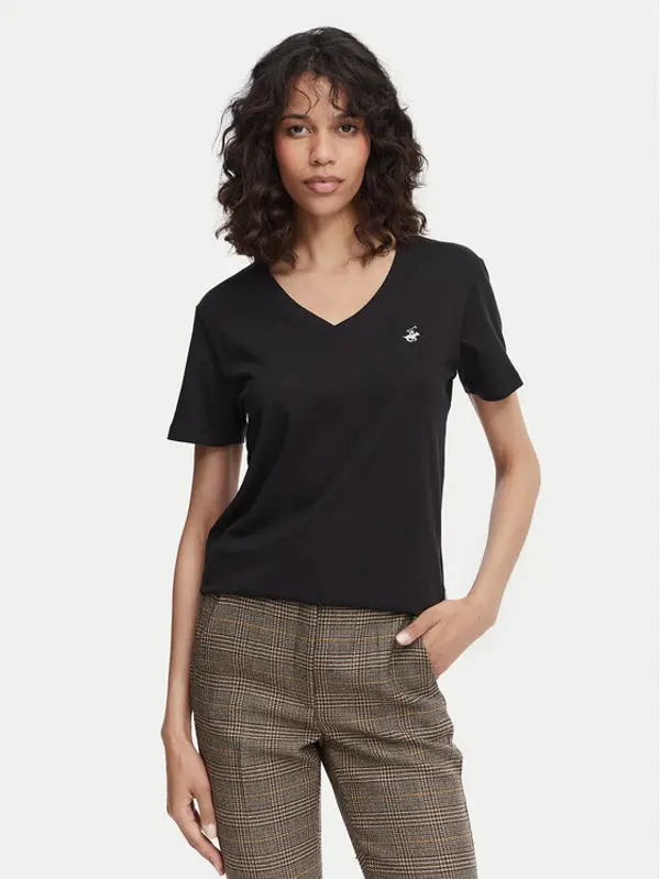 Beverly Hills Polo Club Beverly Hills Polo Club T-shirt P-SS26W-TS516518 Crna Regular Fit