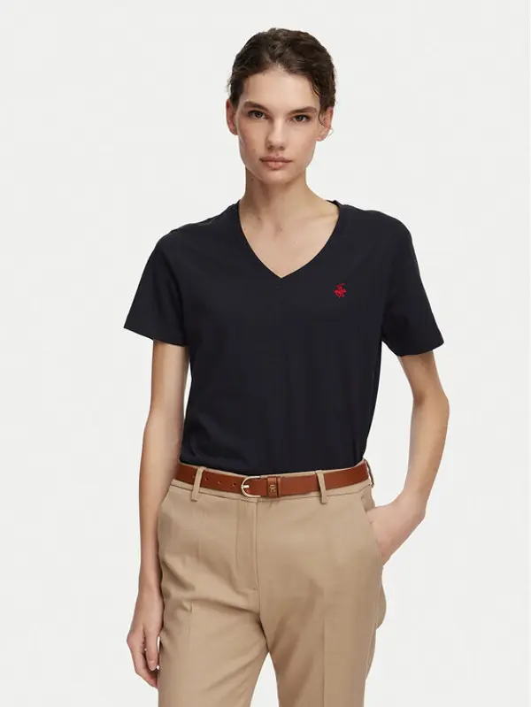 Beverly Hills Polo Club Beverly Hills Polo Club T-shirt P-SS26W-TS516518 Tamnoplava Regular Fit