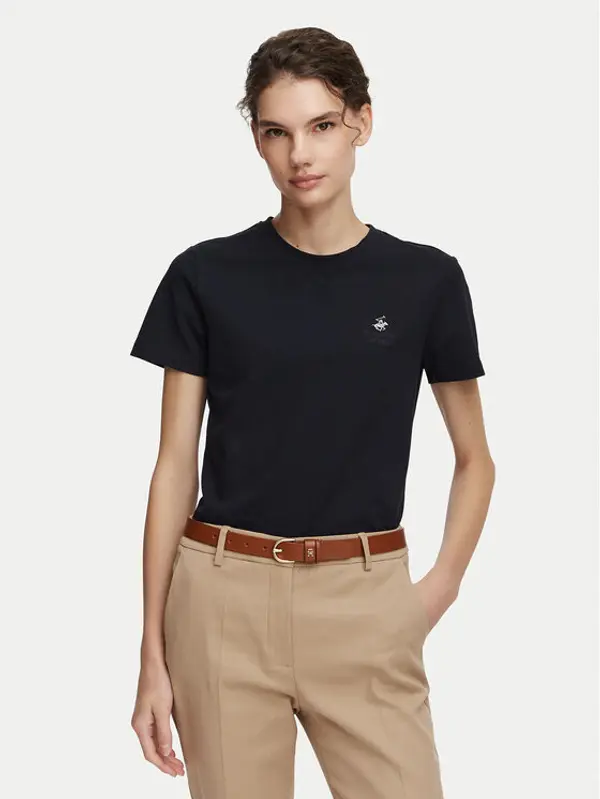 Beverly Hills Polo Club Beverly Hills Polo Club T-shirt P-SS26W-TS516523 Tamnoplava Regular Fit