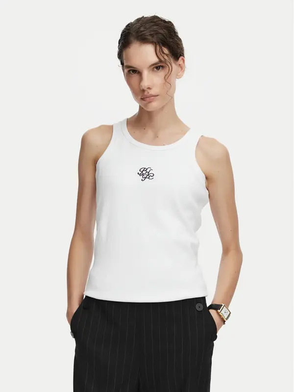 Beverly Hills Polo Club Beverly Hills Polo Club Top P-SS26W-TK550000 Bijela Regular Fit