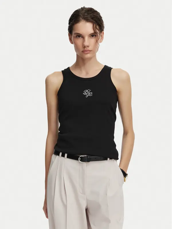 Beverly Hills Polo Club Beverly Hills Polo Club Top P-SS26W-TK550000 Crna Regular Fit