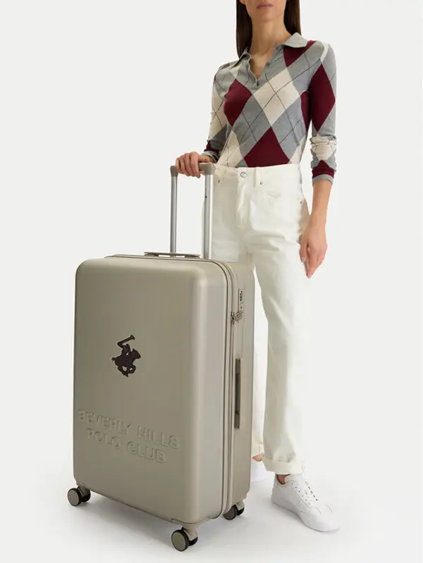 Beverly Hills Polo Club Beverly Hills Polo Club Veliki kofer CEO-BHPC-L-003-08-BEIGE Bež
