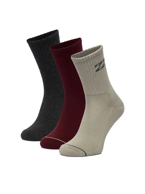 Billabong Billabong Duge čarape CEO_BR_BILLA_3061_W_AW25 (3 PACK) Šarena
