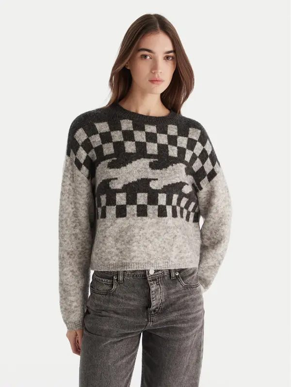 Billabong Billabong Džemper Palm Forever EBJSW00133 Siva Regular Fit