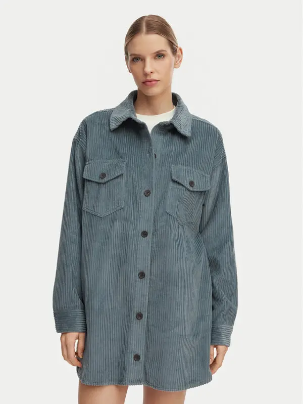 Billabong Billabong Haljina košulja Winter Ocean EBJWD00149 Plava Boxy Fit