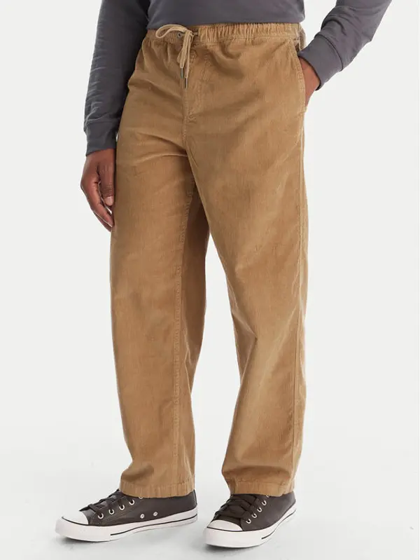 Billabong Billabong Hlače Larry Cord EBYNP00111 Smeđa Regular Fit