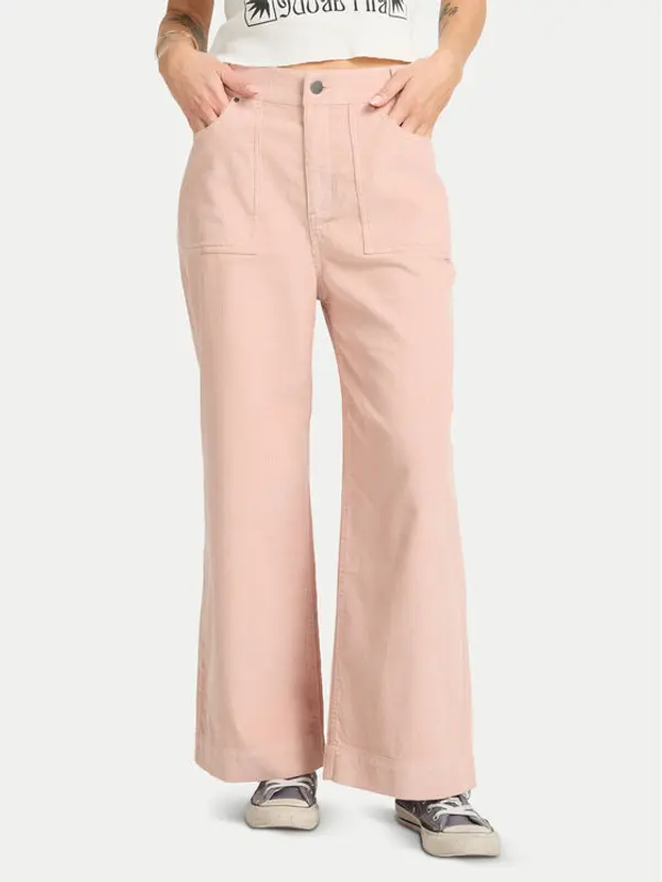 Billabong Billabong Hlače Sea Tone EBJNP00139 Ružičasta Wide Leg