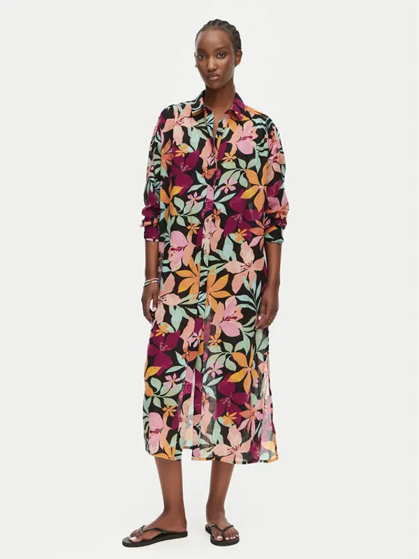 Billabong Billabong Kimono Daylight EBJX603000 Tamnoplava Relaxed Fit