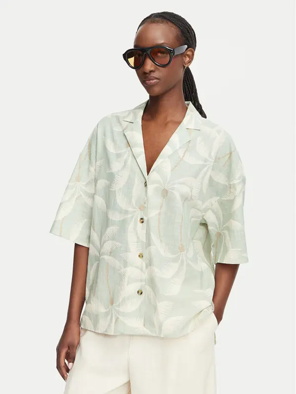 Billabong Billabong Košulja Beach Side 24B041501 Svijetlo zelena Relaxed Fit